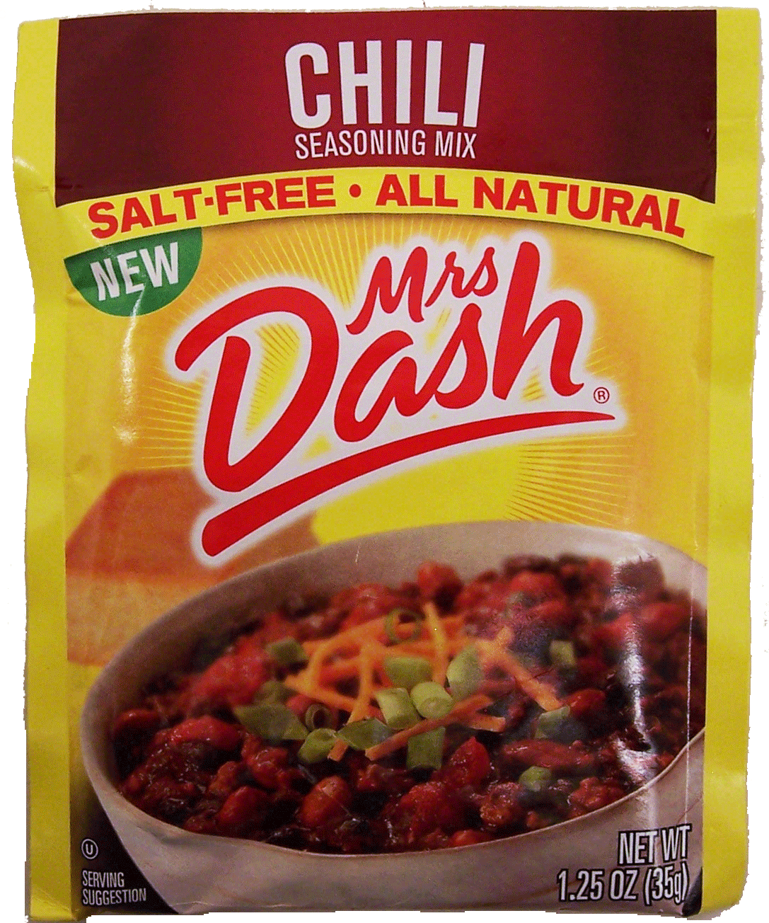 Mrs Dash  chili seasoning mix, salt-free, all natural Full-Size Picture